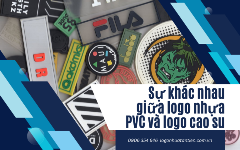 Logo nhựa PVC và logo cao su