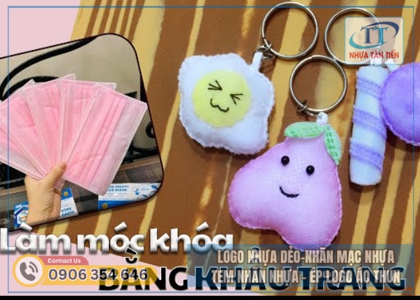 Hướng Dẫn Cách Làm Móc Khóa Bằng Khẩu Trang