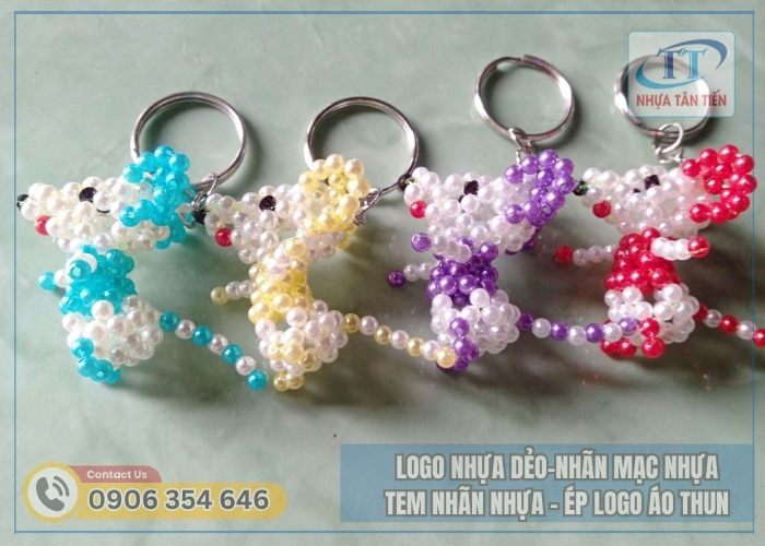 Móc khoá bằng hạt cườm