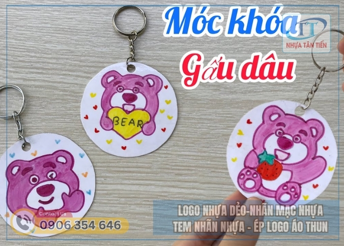 Làm móc khoá bằng giấy
