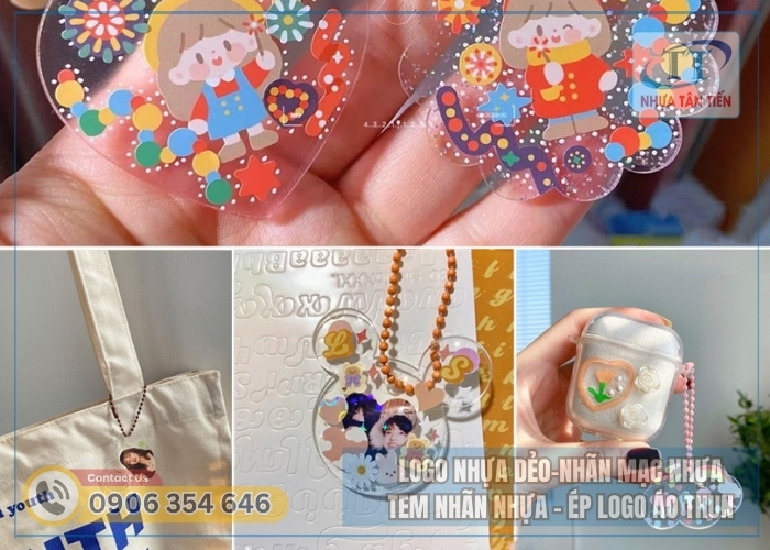 Làm móc khoá bằng mica hoặc acrylic