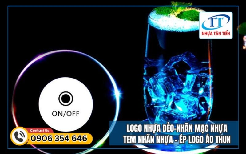 Chuẩn bị vật liệu và dụng cụ khi làm đế lót ly phát sáng