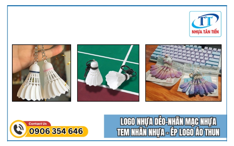 Một số mẫu móc khóa từ cầu lông độc đáo
